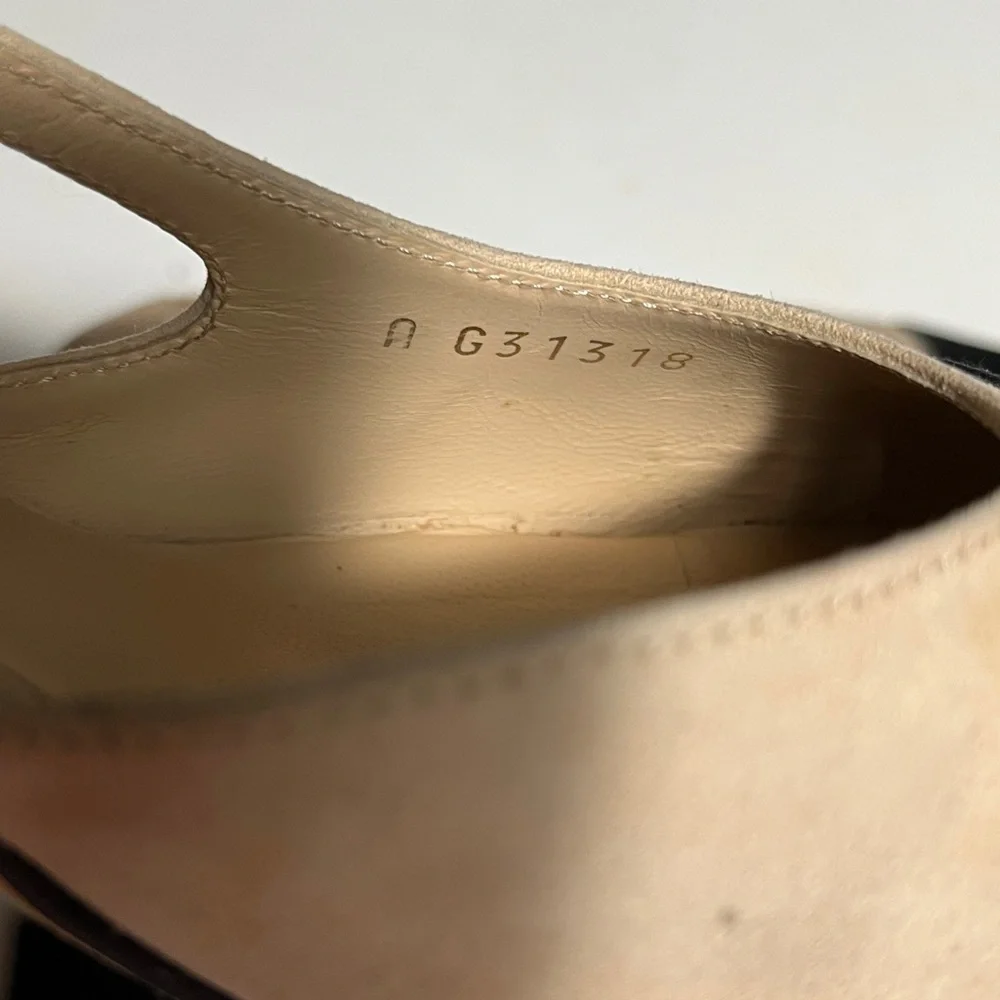 Chanel Beige and Black Women's Shoes slingbacks heels - Picture 9 of 11